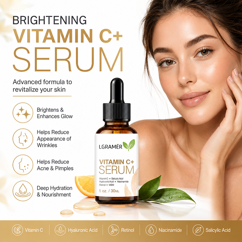 Exosome Serum Ampoule - Vitamin C+ Facial Serum With Hyaluronic