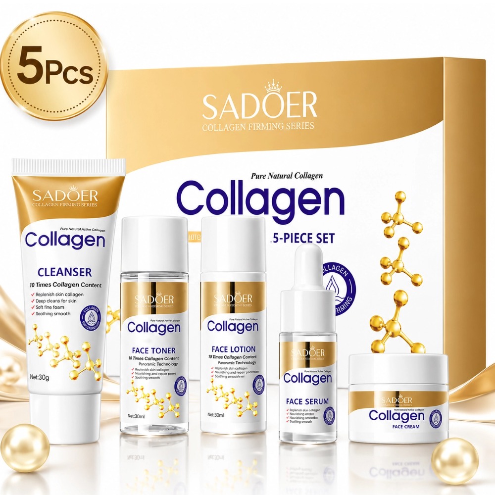 Collagen 5Pcs Skin Care Set Fi - Luxury Skincare Kit review and price