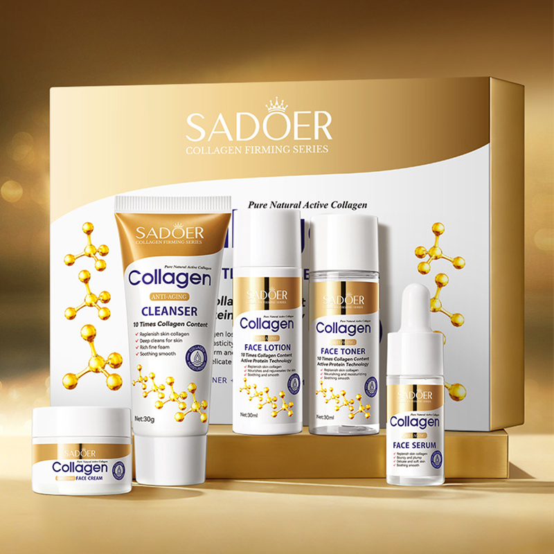 5pcs SADOER Collagen Skin Care - Luxury Skincare Kit review and price