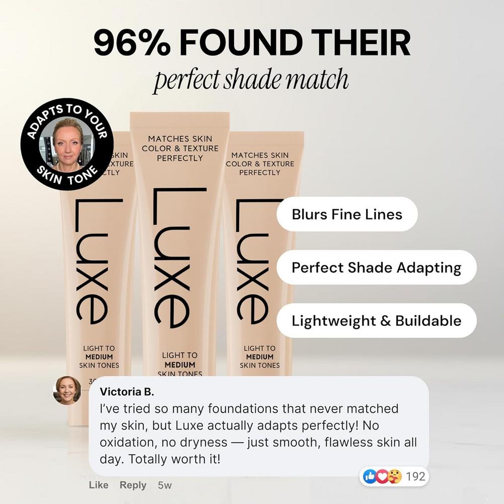 Color Changing Foundation Luxu - Luxury Natural Skincare review and price