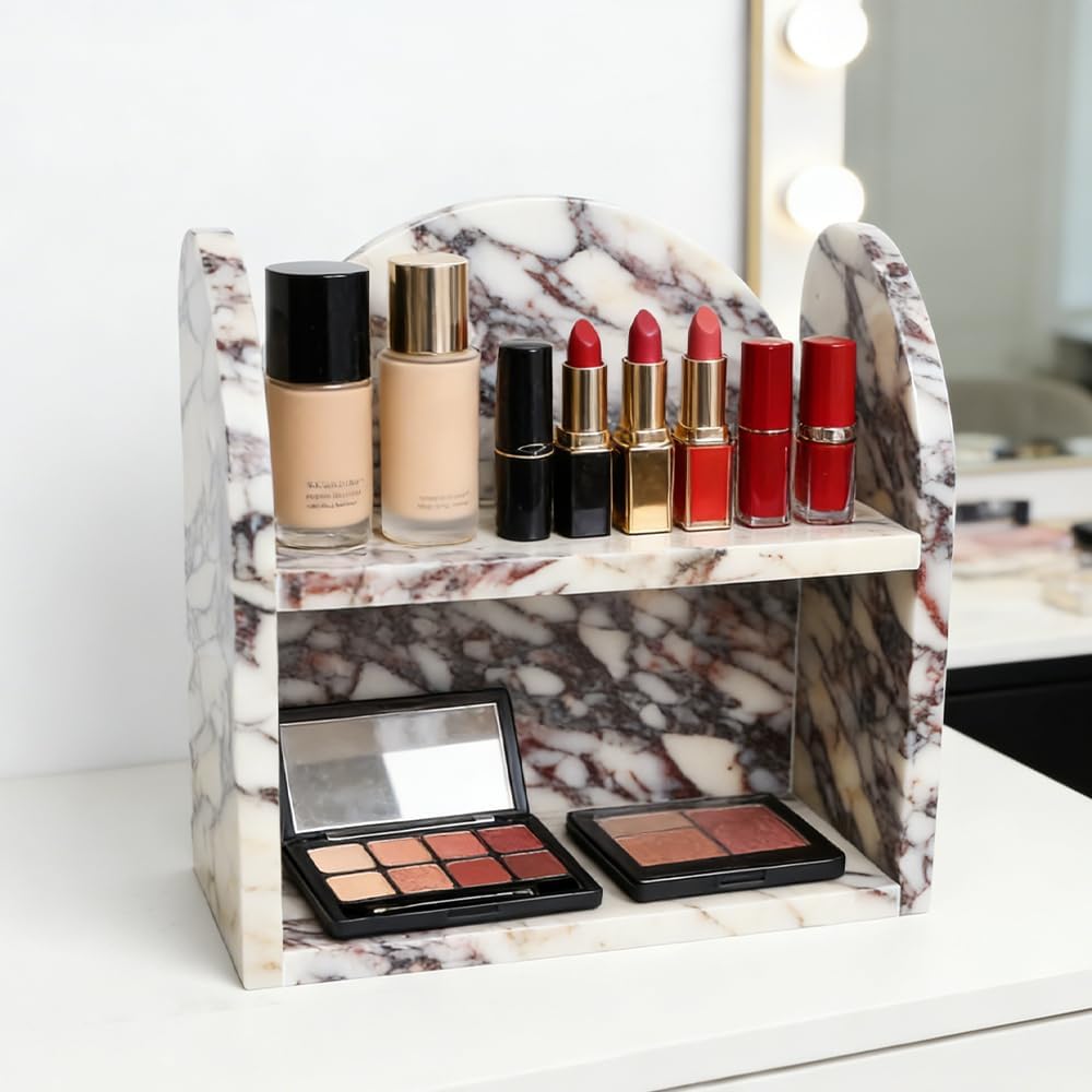 2-Tier Natural Marble Bathroom - Luxury Natural Skincare review and price
