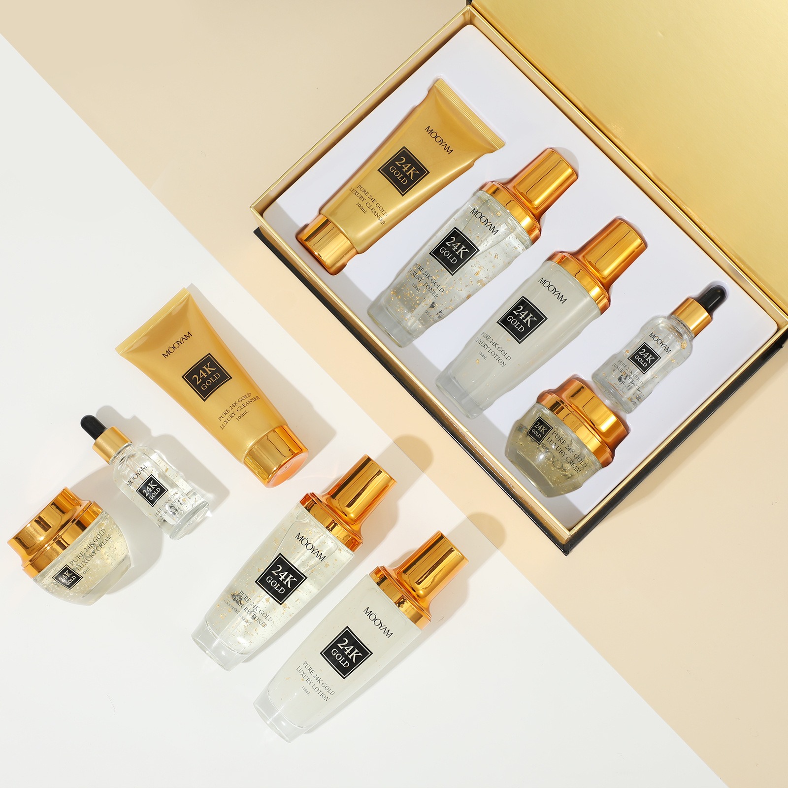 24K Gold LUXURY Moisturizin An - Luxury Skincare Kit review and price