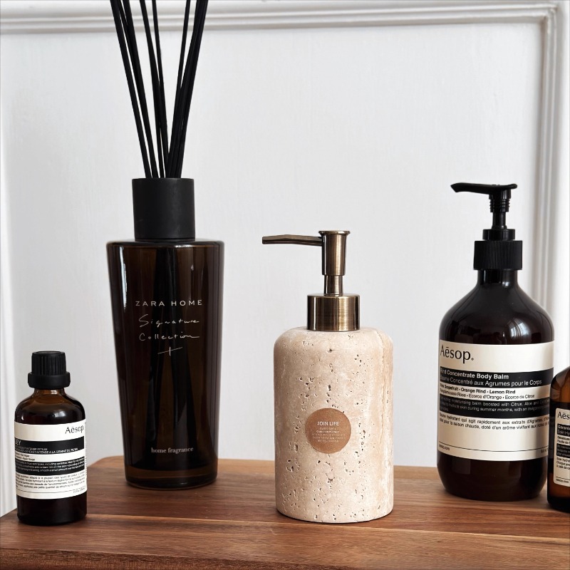Natural Stone Lotion Dispenser - Luxury Natural Skincare review and price