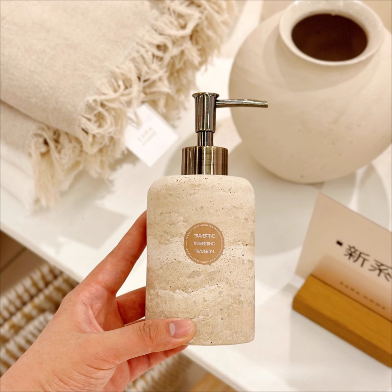 Natural Stone Lotion Dispenser - Luxury Natural Skincare review and price