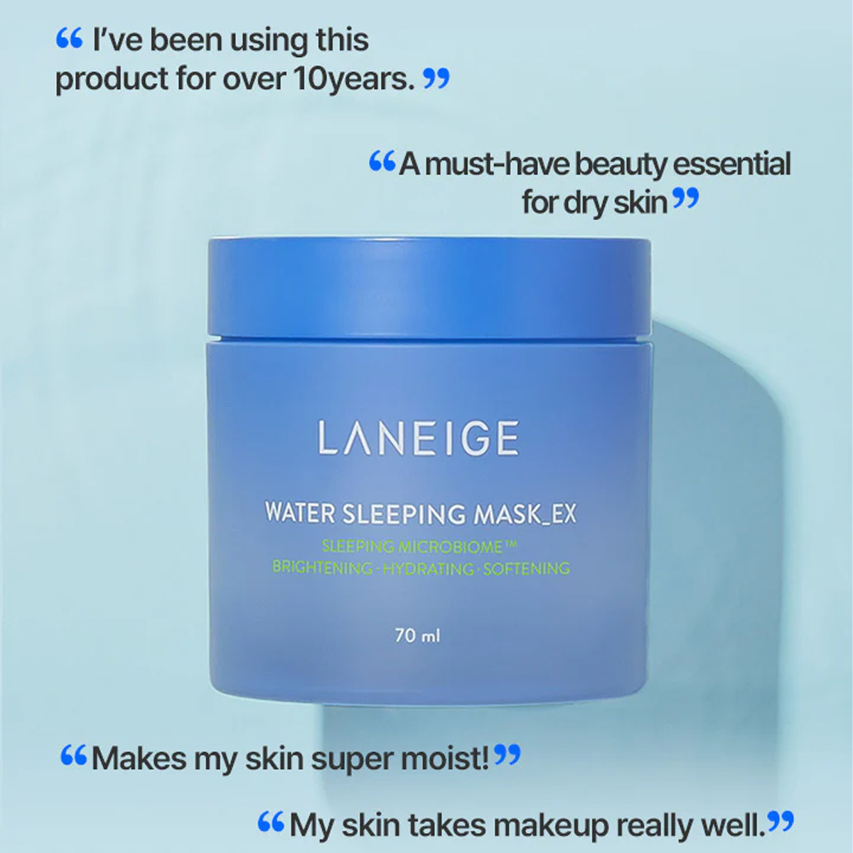 LANEIGE Water Sleeping Mask 70 - Luxury Skincare Mask review and price
